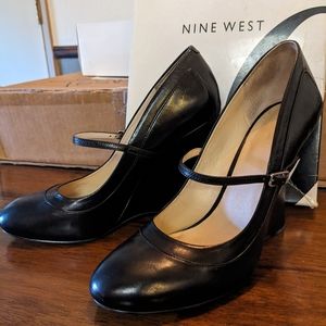 Nine West wedge heels mary jane